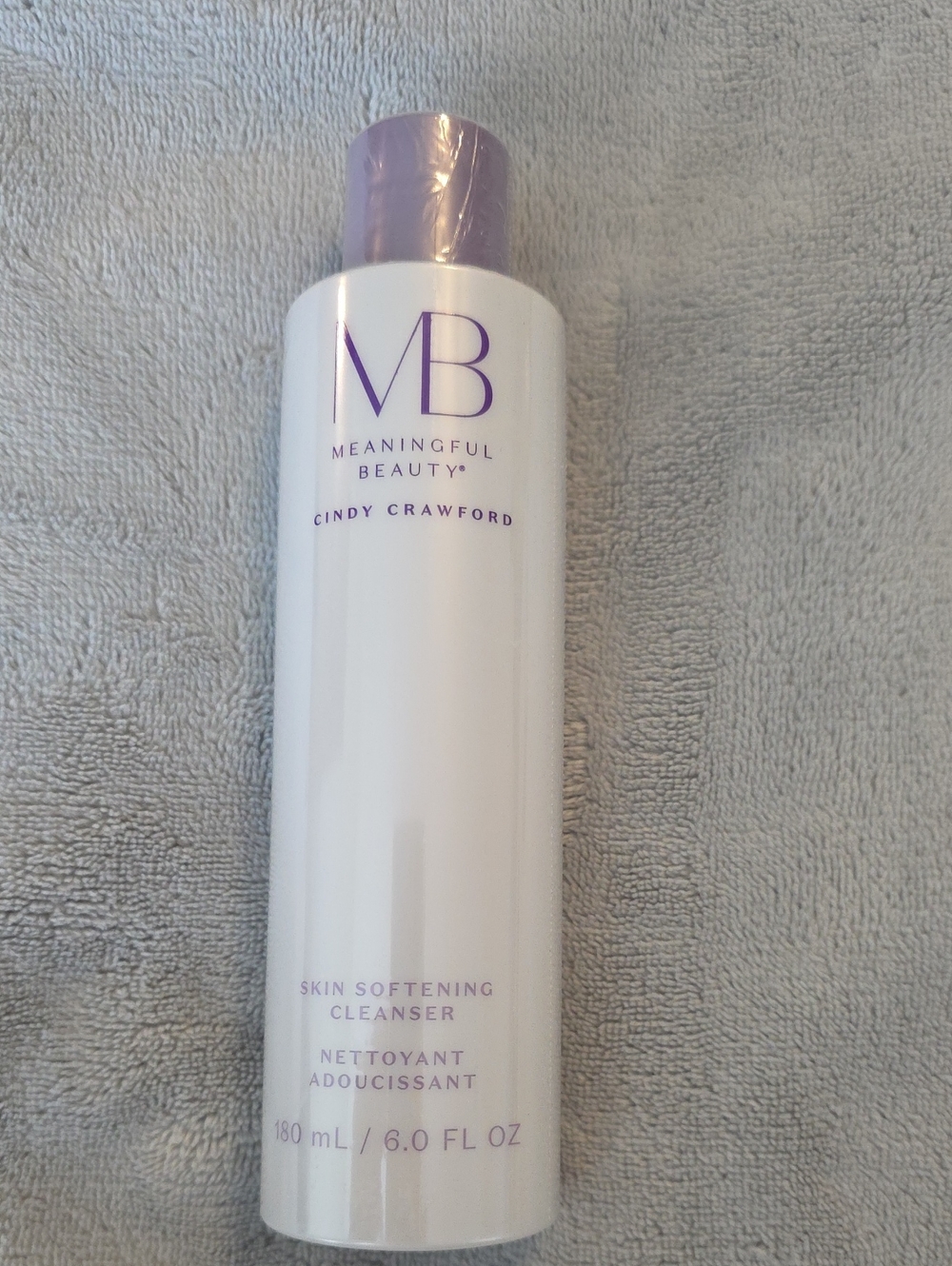 Meaningful Beauty White Bottle with Lavender Cap Facial Cleanser